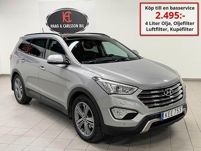 Silver Begagnad 2015 Hyundai Grand Santa Fe SUV | 179 000 kr - Bild 1/4