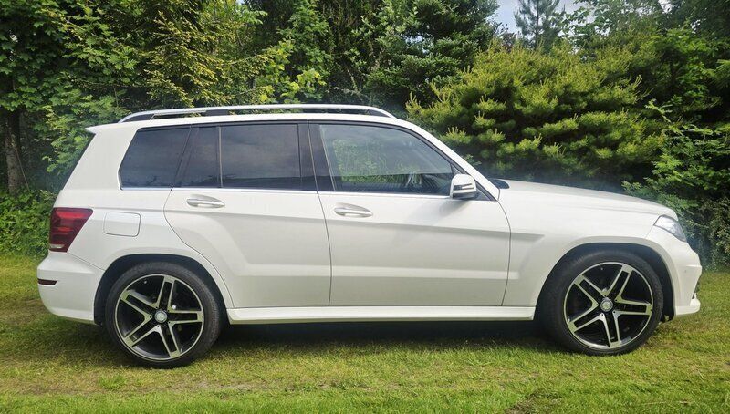 Vit Begagnad 2014 Mercedes GLK220 SUV | 159 000 kr (Dyr) - Bild 1/4