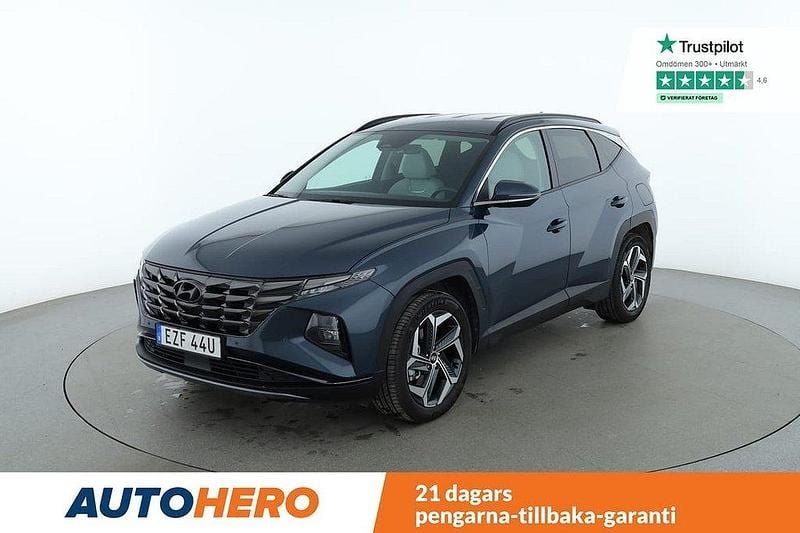 Blå Begagnad 2021 Hyundai Tucson Advanced SUV | 369 000 kr (Dyr) - Bild 1/4