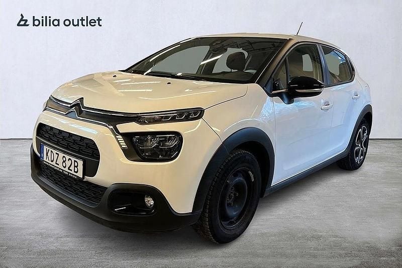 Vit Begagnad 2021 Citroën C3 | 105 000 kr - Bild 1/4