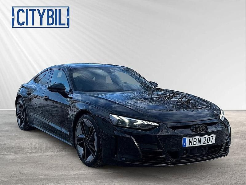 Begagnad Audi e-tron GT quattro 2022 Svart Sedan