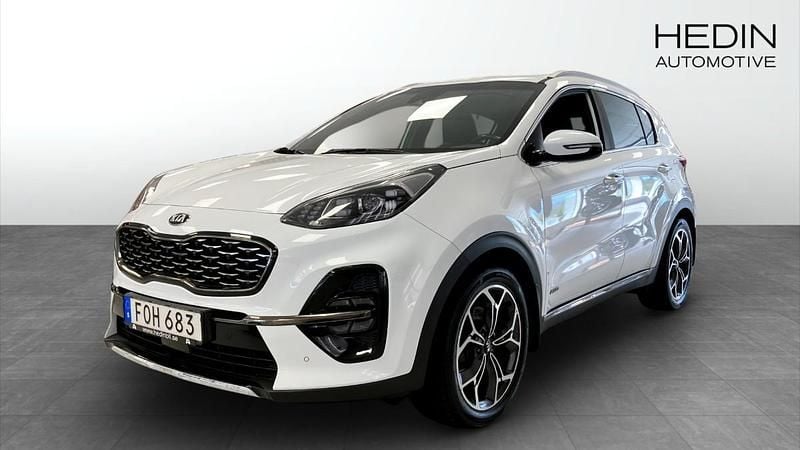 Vit (white) Begagnad 2018 Kia Sportage GT-Line SUV | 189 900 kr (Marknadspris) - Bild 1/4