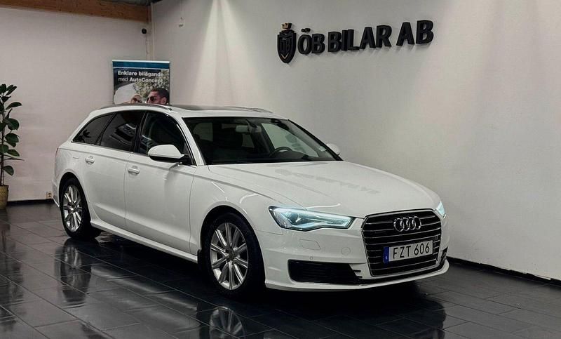 Vit Begagnad 2015 Audi A6 Ambition Kombi | 149 900 kr (Marknadspris) - Bild 1/4