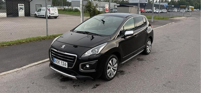 Svart Begagnad 2016 Peugeot 3008 Kombi | 85 900 kr - Bild 1/4
