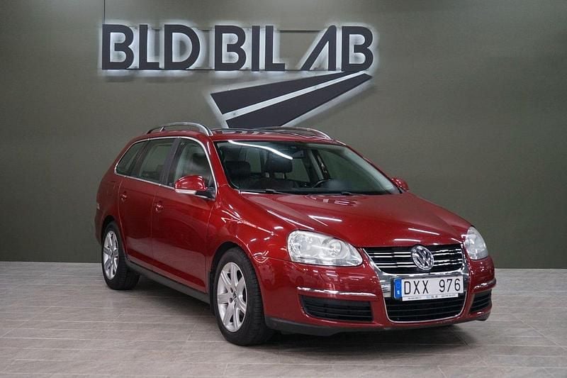 Röd Begagnad 2008 VW Golf VI Kombi | 44 900 kr (Marknadspris) - Bild 1/4