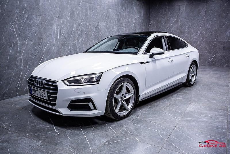 Begagnad Audi A5 Sportback Proline 190 HK (139 kW) 2017 Vit Halvkombi