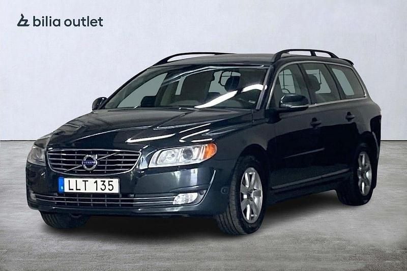 Grå Begagnad 2014 Volvo V70 Momentum Kombi | 127 900 kr (Marknadspris) - Bild 1/3