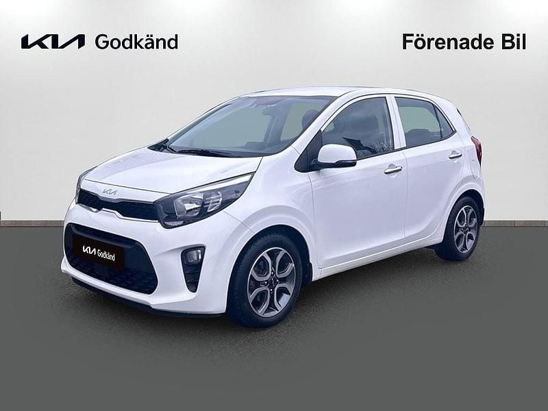Vit Begagnad 2022 Kia Picanto Advance Halvkombi | 149 900 kr (Marknadspris) - Bild 1/4
