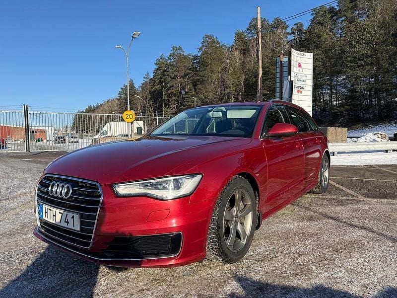 Begagnad Audi A6 218 HK (160 kW) 2015 Röd Kombi