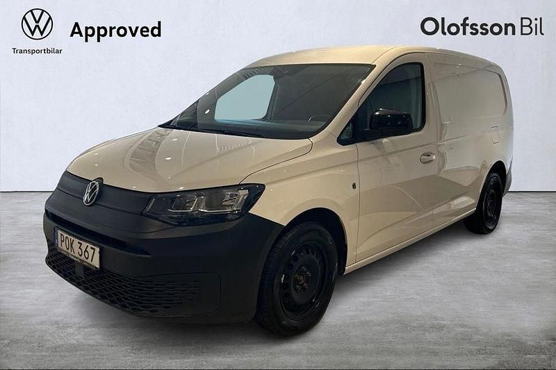Vit Begagnad 2022 VW Caddy Maxi Minibuss | 249 900 kr (Superpris) - Bild 1/4