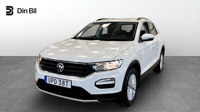 Vit Begagnad 2021 VW T-Roc SUV | 199 900 kr (Marknadspris) - Bild 1/4