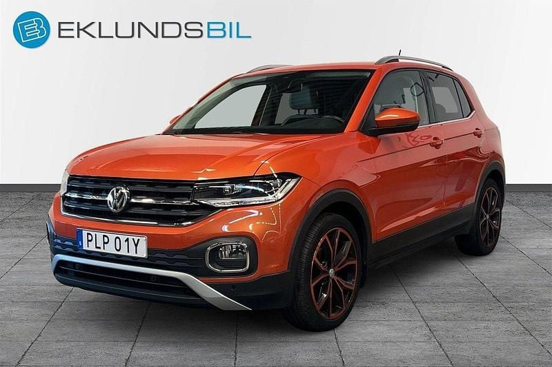 Orange Begagnad 2019 VW T-Cross GT SUV | 199 900 kr (Marknadspris) - Bild 1/4
