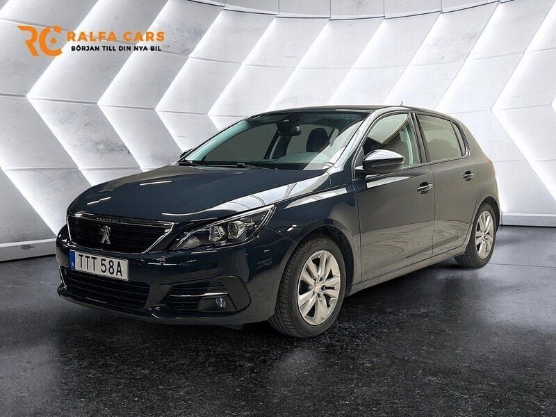 Grå Begagnad 2019 Peugeot 308 Active Halvkombi | 128 900 kr (Bra pris) - Bild 1/2