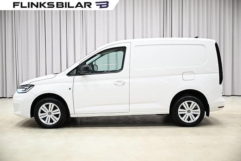 Vit Begagnad 2021 VW Caddy Minibuss | 228 750 kr (Bra pris) - Bild 1/4