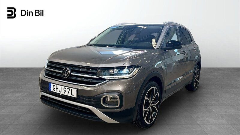 Grå Begagnad 2021 VW T-Cross SUV | 229 900 kr (Marknadspris) - Bild 1/4