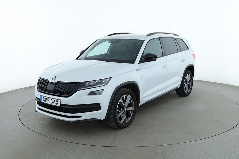 Vit Begagnad 2019 Skoda Kodiaq SportLine SUV | 380 000 kr (Lite dyr) - Bild 1/3