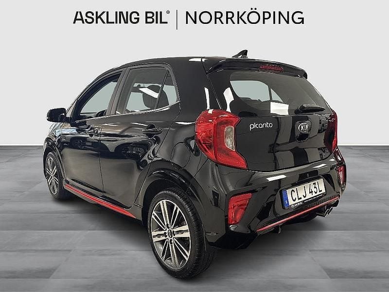 Begagnad Kia Picanto GT-Line 101 HK (74 kW) 2019 Svart Halvkombi