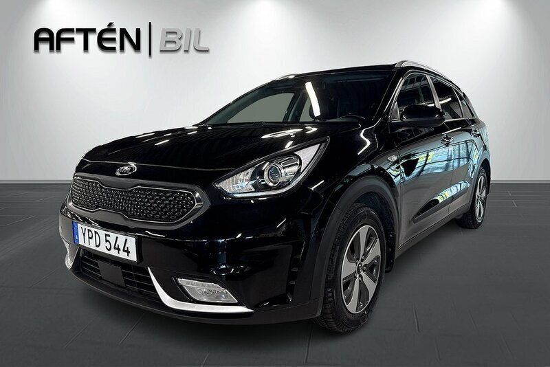 Svart Begagnad 2017 Kia Niro Advance SUV | 179 800 kr (Marknadspris) - Bild 1/3