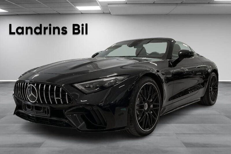 Svart (obsidiansvart metallic) Begagnad 2024 Mercedes SL63 AMG AMG Cab | 1 999 900 kr (Marknadspris) - Bild 1/4