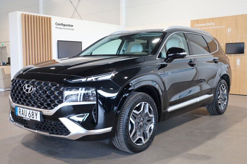 Svart Begagnad 2023 Hyundai Santa Fe Advanced SUV | 519 800 kr (Marknadspris) - Bild 1/3