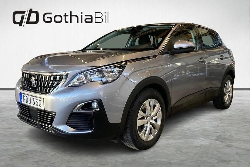 Grå Begagnad 2019 Peugeot 3008 Active SUV | 184 900 kr (Marknadspris) - Bild 1/4