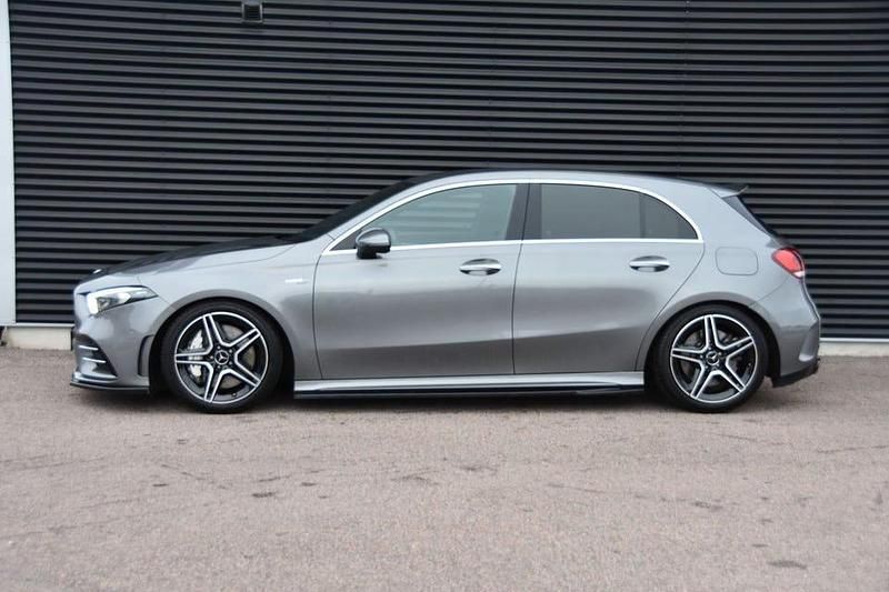 Begagnad Mercedes A35 AMG AMG 306 HK (225 kW) 2019 Mörkgrå (grå) Halvkombi