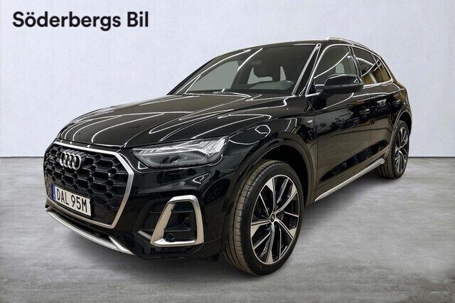 Mytsvart metallic Begagnad 2021 Audi Q5 S-Line SUV | 489 000 kr (Dyr) - Bild 1/2
