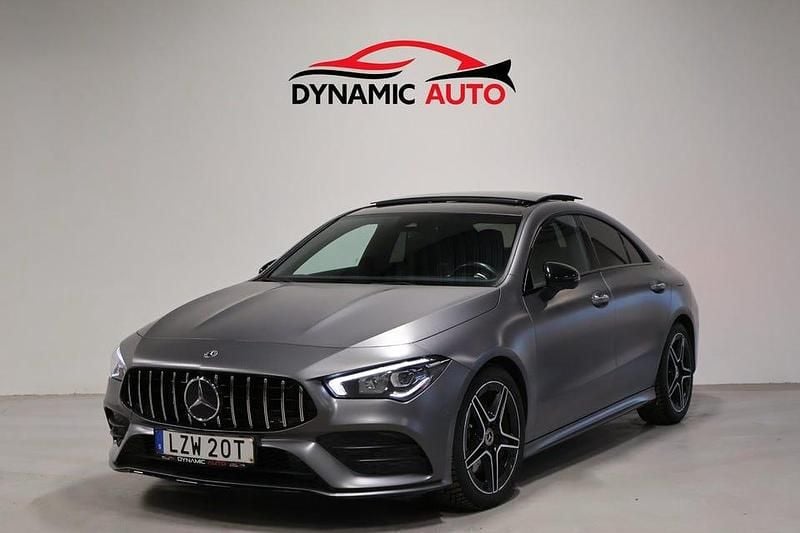 Begagnad Mercedes CLA220 AMG line 190 HK (139 kW) 2019 Grå Sedan