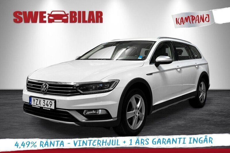 Vit Begagnad 2017 VW Passat Alltrack Kombi | 239 900 kr (Marknadspris) - Bild 1/4