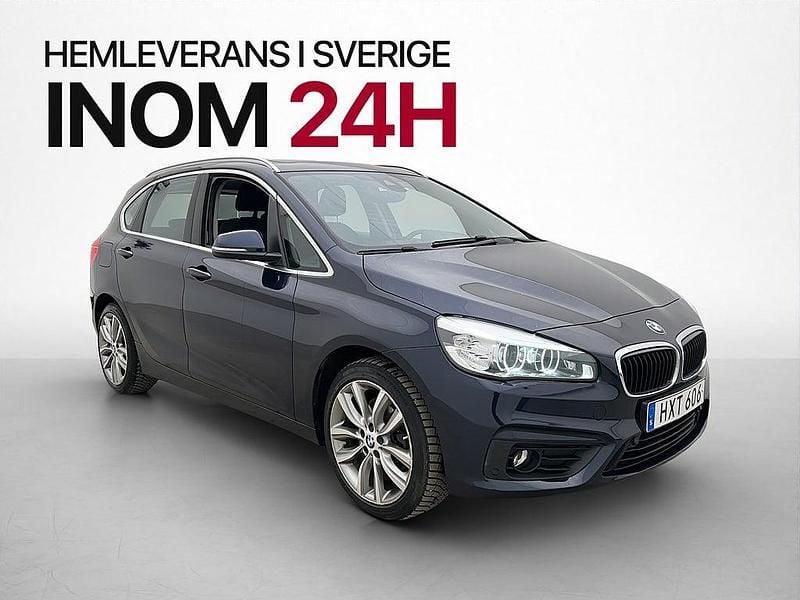 Begagnad BMW 220 Advantage 190 HK (139 kW) 2015 Blå Minibuss