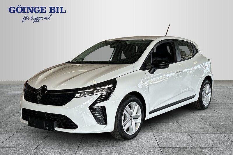 Vit Ny 2024 Renault Clio V Evolution Halvkombi | 235 800 kr (Marknadspris) - Bild 1/3