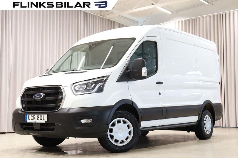 Vit Begagnad 2022 Ford Transit Van | 349 900 kr (Marknadspris) - Bild 1/4