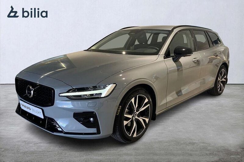Grå Begagnad 2024 Volvo V60 Plus Kombi | 389 000 kr (Bra pris) - Bild 1/3