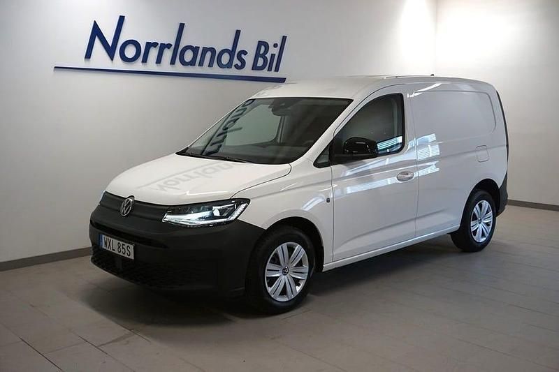 Vit (candyvit) Ny 2025 VW Caddy Minibuss | 430 125 kr (Marknadspris) - Bild 1/4