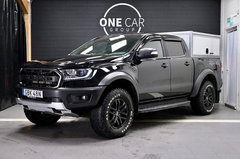 Svart Begagnad 2021 Ford Ranger Raptor Pickup | 439 800 kr - Bild 1/4