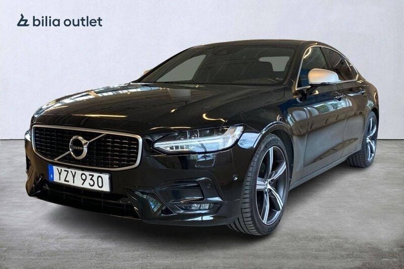 Svart Begagnad 2017 Volvo S90 R-Design Sedan | 299 900 kr (Marknadspris) - Bild 1/3