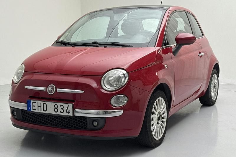Röd Begagnad 2011 Fiat 500 Lounge | 56 000 kr - Bild 1/4