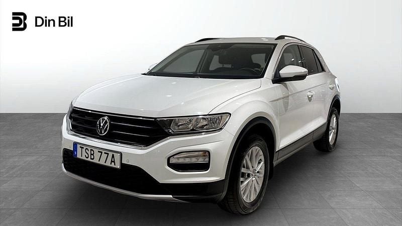 Vit Begagnad 2021 VW T-Roc Style SUV | 259 900 kr (Marknadspris) - Bild 1/4