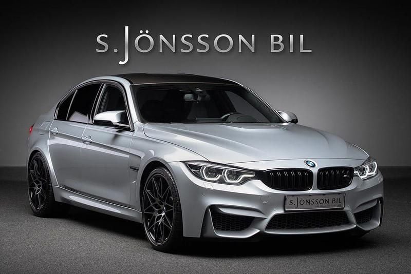 Silverstone 2 metallic Begagnad 2018 BMW M3 Competition Edition Sedan | 679 000 kr - Bild 1/4