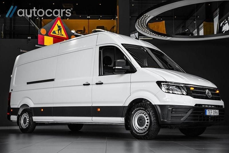 Vit Begagnad 2018 VW Crafter SE Van | 398 750 kr (Dyr) - Bild 1/4
