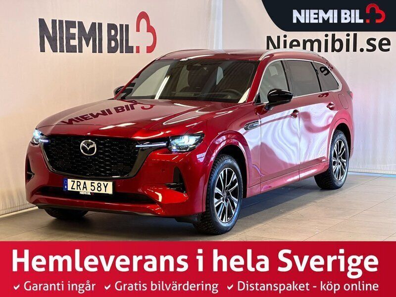 Röd Ny 2024 Mazda CX-80 Homura-Line SUV | 666 100 kr (Lite dyr) - Bild 1/4