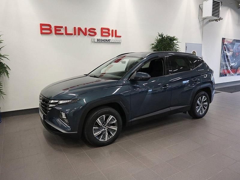 Blå Begagnad 2021 Hyundai Tucson SUV | 299 500 kr (Marknadspris) - Bild 1/4