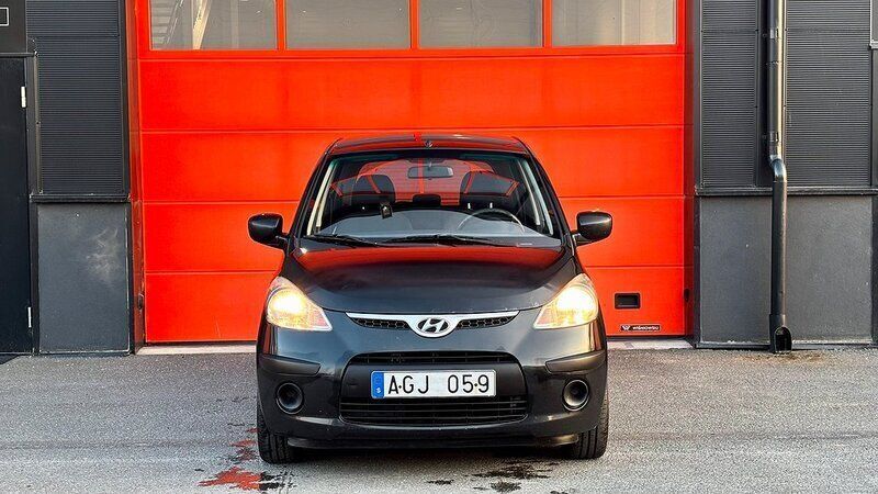 Svart Begagnad 2008 Hyundai i10 Halvkombi | 19 900 kr (Marknadspris) - Bild 1/4