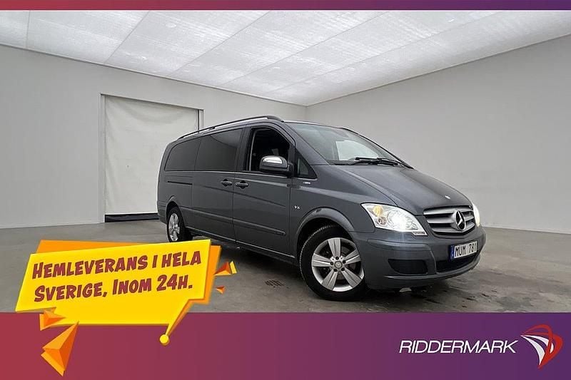 Grå Begagnad 2012 Mercedes Viano Minibuss | 199 800 kr (Lite dyr) - Bild 1/3