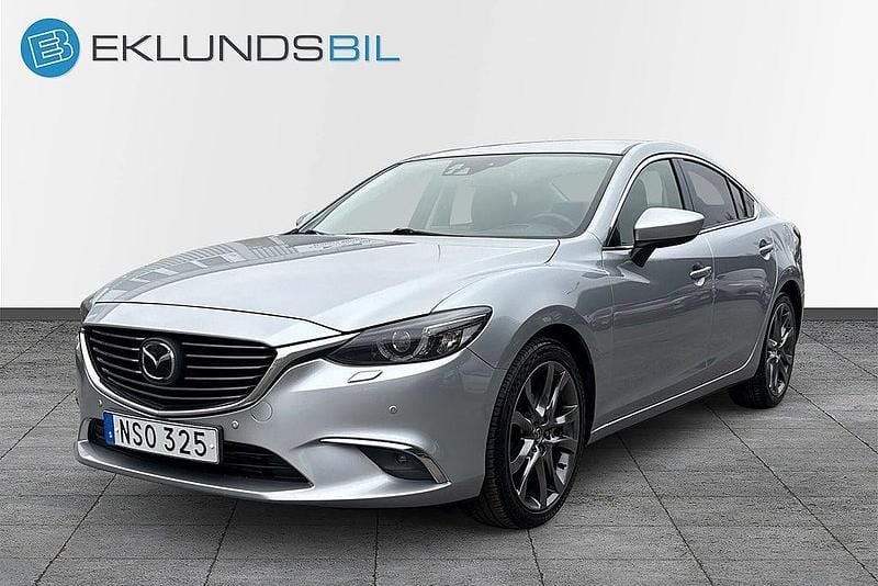 Grå Begagnad 2014 Mazda 6 Optimum Sedan | 99 900 kr (Marknadspris) - Bild 1/4