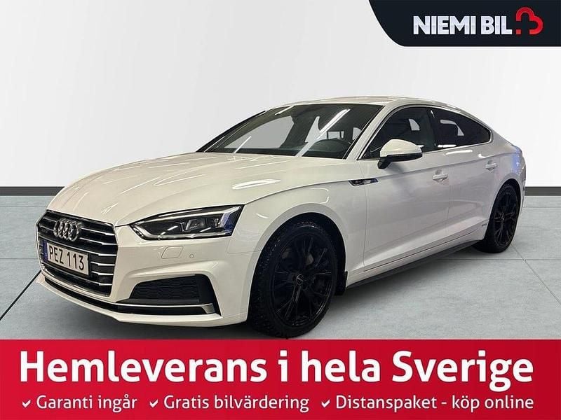 Vit Begagnad 2017 Audi A5 Sportback S-Line Halvkombi | 279 900 kr (Lite dyr) - Bild 1/3