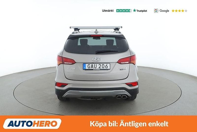 Begagnad Hyundai Santa Fe 203 HK (149 kW) 2016 Mörkgrå (grå) SUV