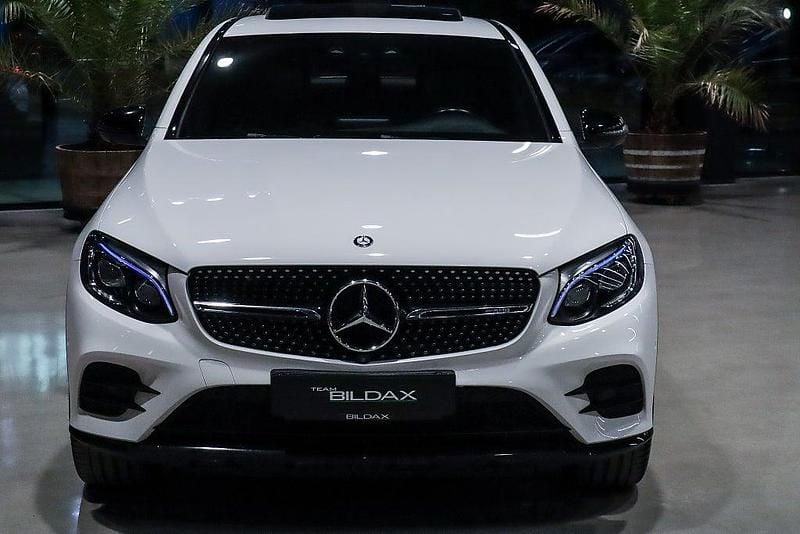 Begagnad Mercedes GLC43 AMG AMG 367 HK (269 kW) 2017 Polar white Sportkupé