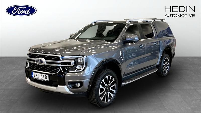 Grå Begagnad 2023 Ford Ranger Platinum Pickup | 519 200 kr (Bra pris) - Bild 1/4