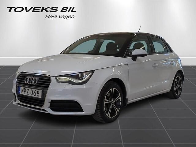 Vit Begagnad 2014 Audi A1 Sportback Halvkombi | 104 900 kr (Marknadspris) - Bild 1/4